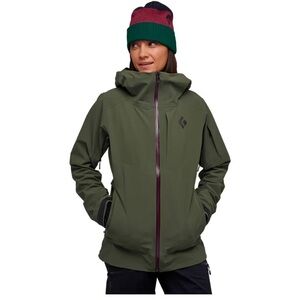 Black Diamond Green Recon Stretch Ski Jacket